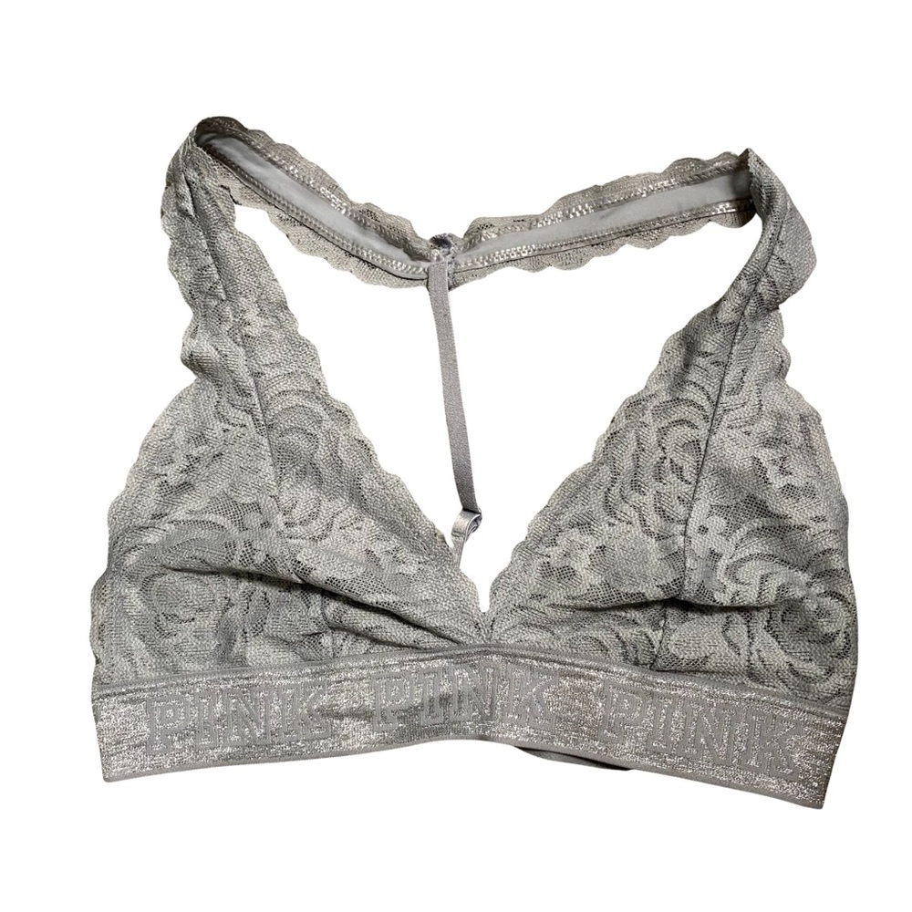 Victoria secret grey bralette size small (sparkly band)